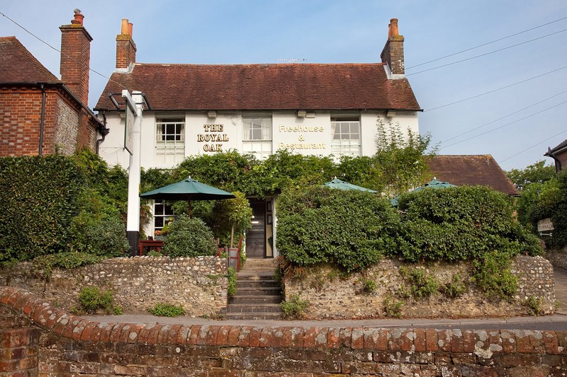 Royal Oak British countryside cottage East Lavant South Downs restaurant chichester